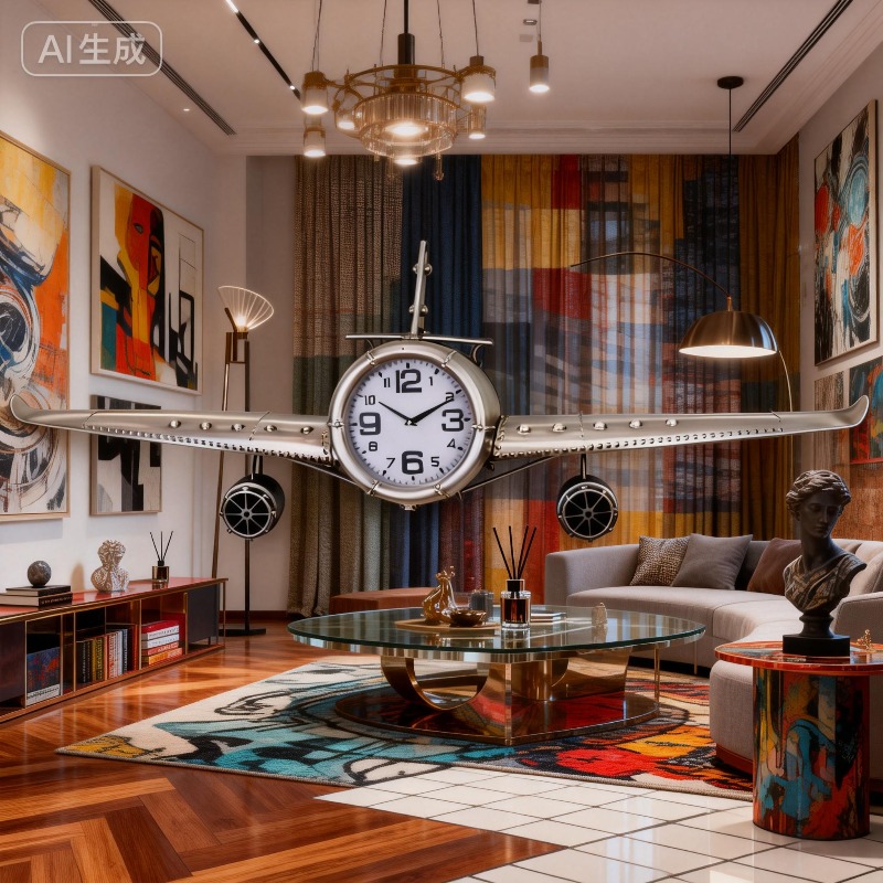 Luxury Lifestyle Living - 거실 무소음 벽시계 크리에이티브 럭셔리 만화