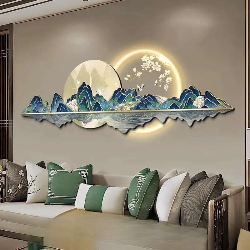 중국 스타일 LED 시계 벽걸이 고급스러운 고품질 로맨 - Luxury Lifestyle Living 리뷰 및 가격